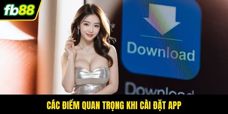 Các điểm quan trọng khi cài đặt app