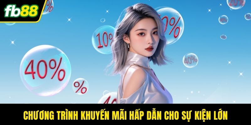 Chương trình khuyến mãi hấp dẫn cho sự kiện lớn