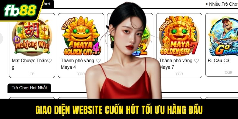 Giao diện website cuốn hút tối ưu hàng đầu