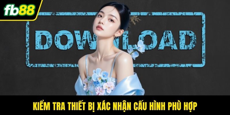 Kiểm tra thiết bị xác nhận cấu hình phù hợp