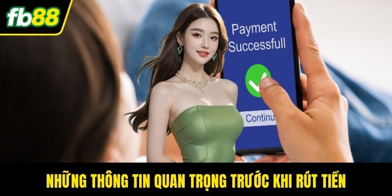 Những thông tin quan trọng trước khi rút tiền